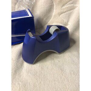 Desktop Tape Dispenser Purple 1 inch Core Weighted Non Skid Base